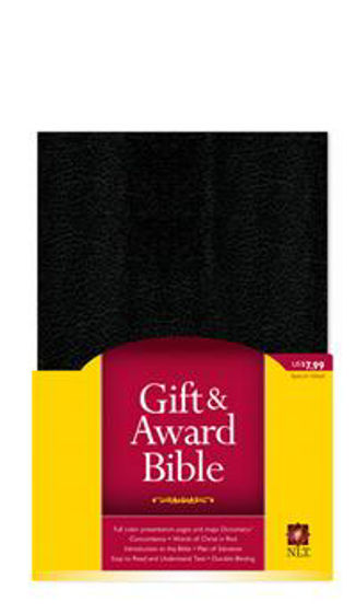 Picture of NLT GIFT & AWARD BIBLE BLACK IMITATION LEATHER
