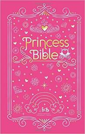 Picture of ICB PRINCESS BIBLE PINK HB WITH STICKERS