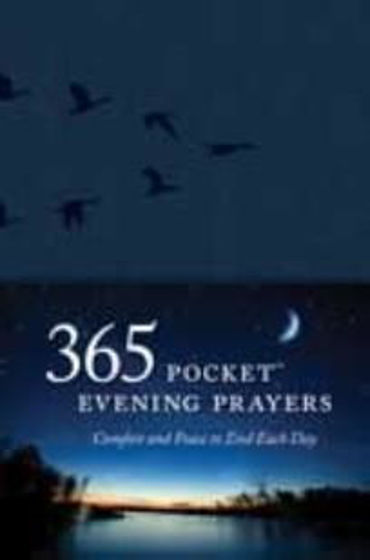 Picture of 365 POCKET EVENING PRAYERS NAVY LTHLK