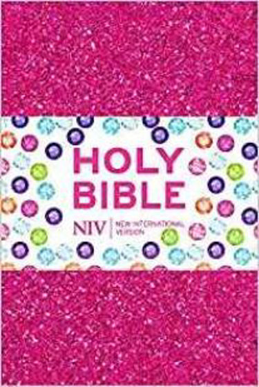 Picture of NIV POCKET RUBY GLITTER BIBLE