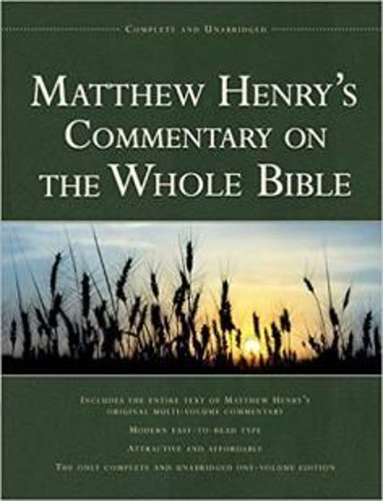 Picture of MATTHEW HENRYS COMMENTARY ON WHOLE BIBLE