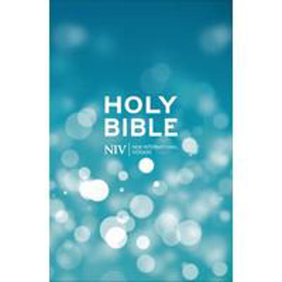 Picture of NIV POPULAR PEW BIBLE BLUE BUBBLES HB
