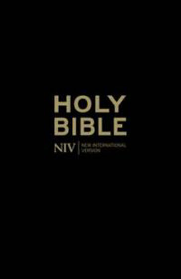 Picture of NIV CROSS REFERENCE EDITION BLACK BLTH