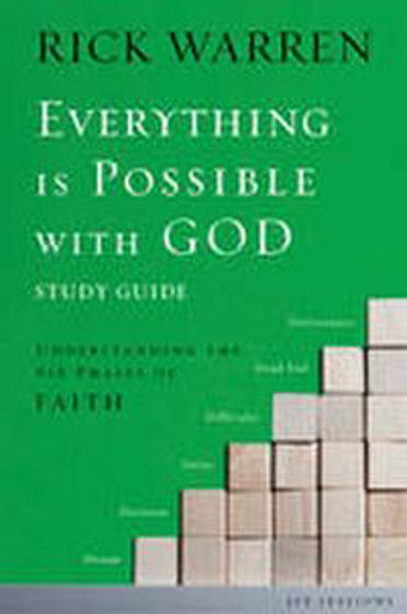 Picture of EVERYTHING IS POSSIBLE WITH GOD STUDY PB