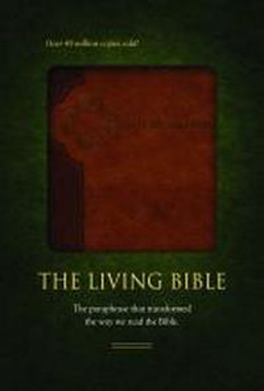 Picture of LIVING BIBLE TU TONE BROWN/TAN