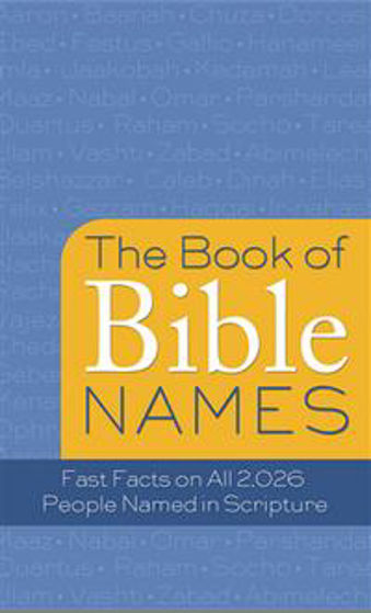 Picture of BOOK OF BIBLE NAMES PB