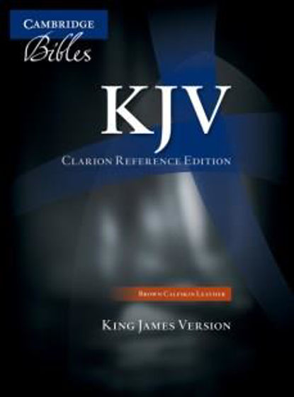 Picture of KJV CLARION REFERENCE BROWN CALFSKIN
