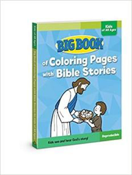 Picture of BIG BOOK OF COLORING PAGES WITH BIBLE STORIES PB