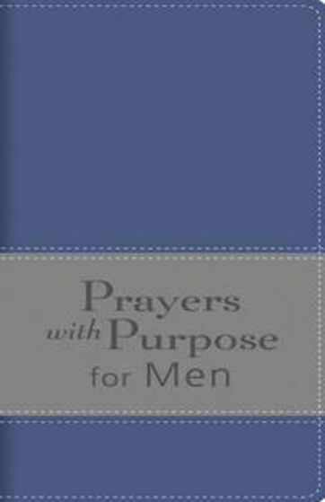 Picture of PRAYERS WITH PURPOSE FOR MEN BLUE SFTBCK