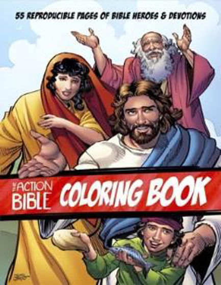 Picture of ACTION BIBLE COLORING BOOK PB