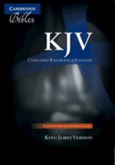 Picture of KJV REFERENCE BLACK GOATSKIN LEATHER CONCORD TYPE