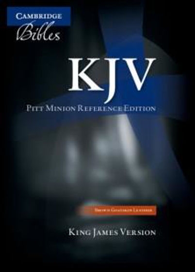 Picture of KJV PITT MINION REFRENCE BROWN GOATSKIN LEATHER