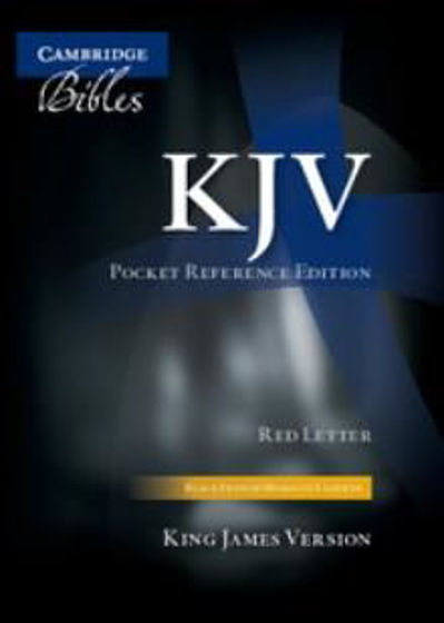 Picture of KJV POCKET REFERENCE BLACK FRENCH MOROCCO THUMB INDEX