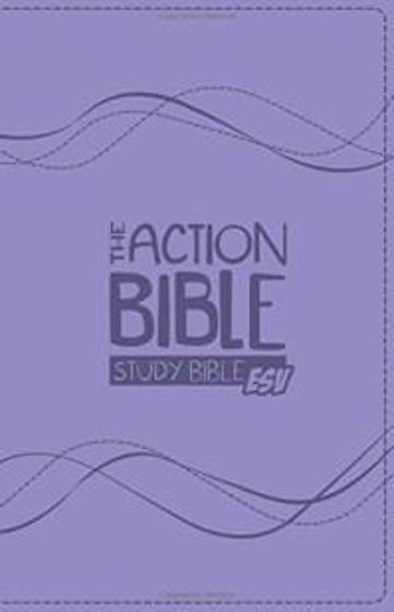 Picture of ESV ACTION BIBLE LAVENDER IMITATION LEATHER
