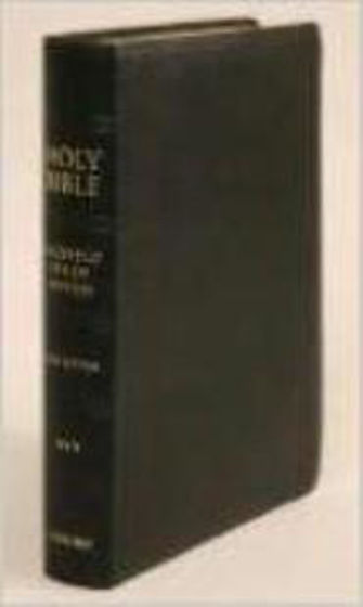 Picture of NIV SCOFIELD III STUDY BIBLE BLACK BONDED LEATHER THUMB INDEX