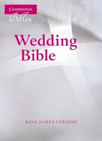 Picture of KJV WEDDING BIBLE WHITE FRENCH MOROCCO LEATHER