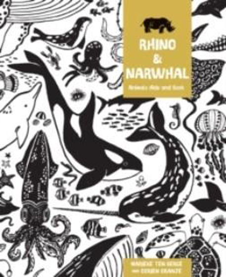 Picture of RHINO AND NARWHAL ANIMAL HIDE & SEEK HB