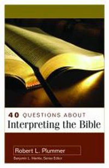 Picture of 40 QUESTIONS ABOUT INTERPRETING.BIBLE PB