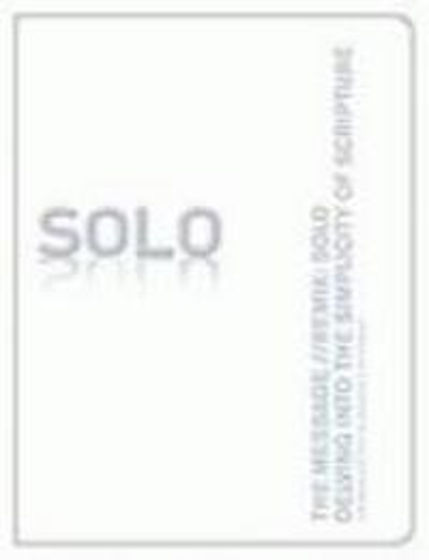 Picture of MESSAGE- SOLO AN UNCOMMON DEVOTIONAL PB