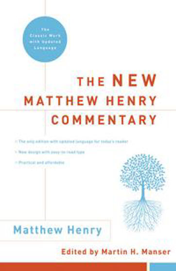 Picture of NEW MATTHEW HENRY COMMENTARY HB