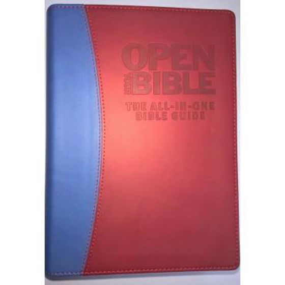 Picture of OPEN YOUR BIBLE RED/BLUE SOFTBACK