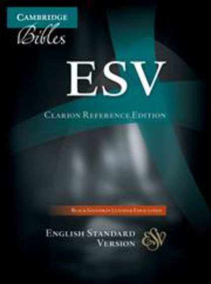 Picture of ESV CLARION REFERENCE BLACK GOATSKIN
