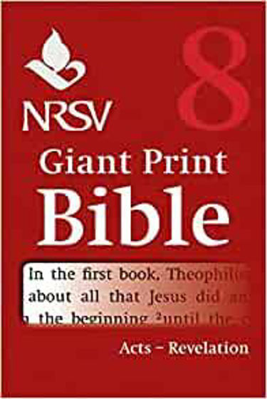 Picture of NRSV VOLUME 8- ACTS- REVELATION GIANT PRINT