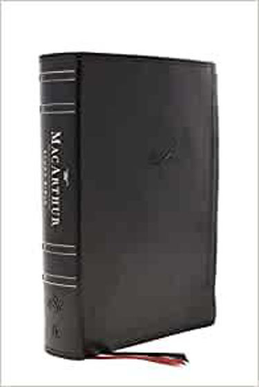 Picture of ESV MacARTHUR STUDY 2nd EDITION BLACK LEATHERSOFT BIBLE