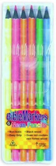 Picture of HIGHLIGHTER- BIBLE PENCIL PACK OF 6