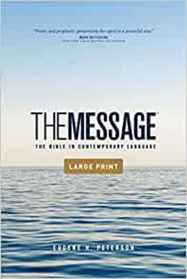 Picture of THE MESSAGE BIBLE LARGE PRINT PB