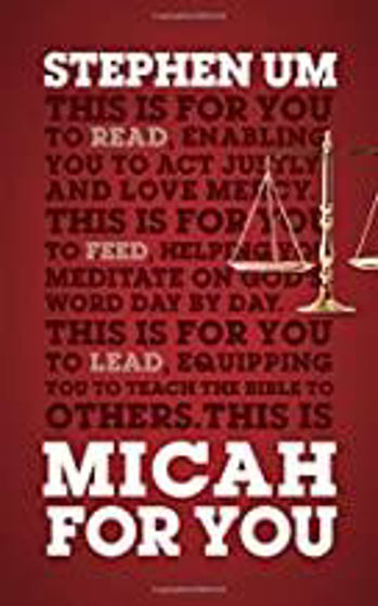 Picture of MICAH FOR YOU: Acting Justly, Loving Mercy PB