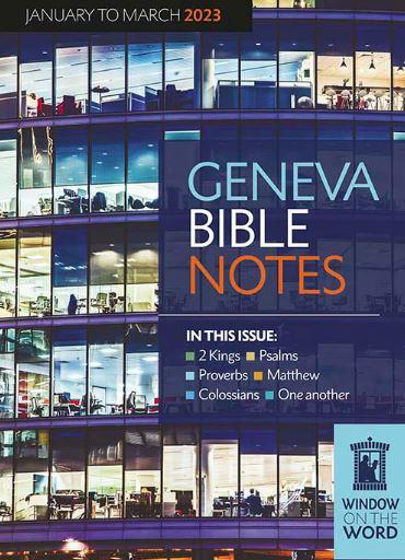Picture of GENEVA BIBLE READING NOTES PB