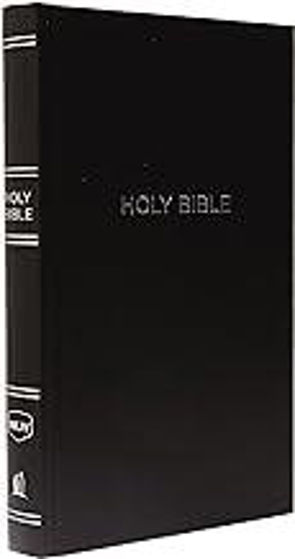Picture of NEW KING JAMES PEW BIBLE: Black, Red Letter Edition HB
