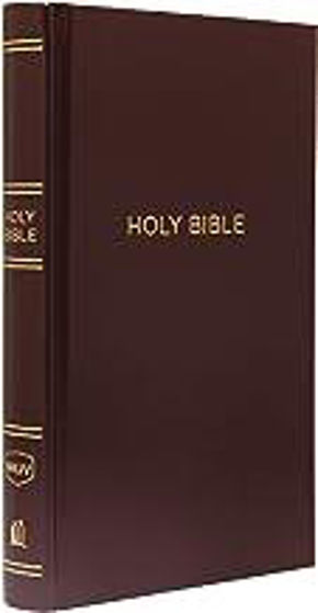 Picture of NEW KING JAMES PEW BIBLE: Burgundy, Red Letter Edition HB