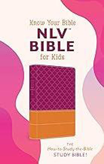 Picture of NLV STUDY BIBLE KIDS: PINK AND ORANGE IMITATION LEATHER