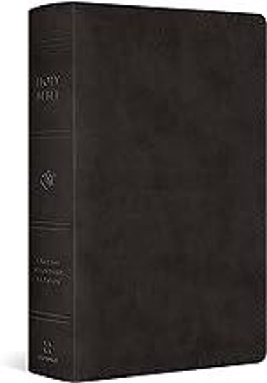 Picture of ESV Single Column Heritage Bible Black Imitation Leather